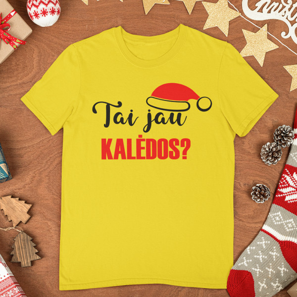 Marškinėliai "Tai jau Kalėdos?"