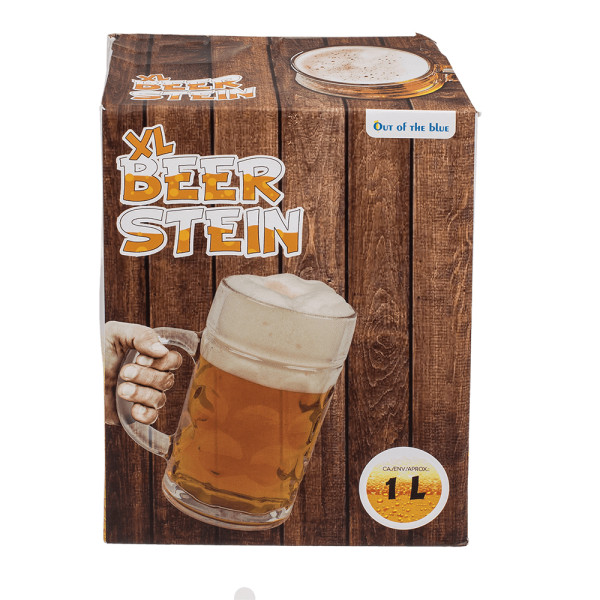 XL Alaus bokalas "Beer Stein" (1 litras) XL Alaus bokalas "Beer Stein" (1 litras)