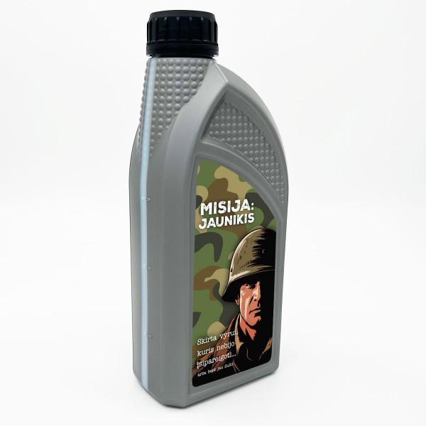 XXL dušo želė "Misija: Jaunikis" (1000ml) XXL dušo želė "Misija: Jaunikis" (1000ml)
