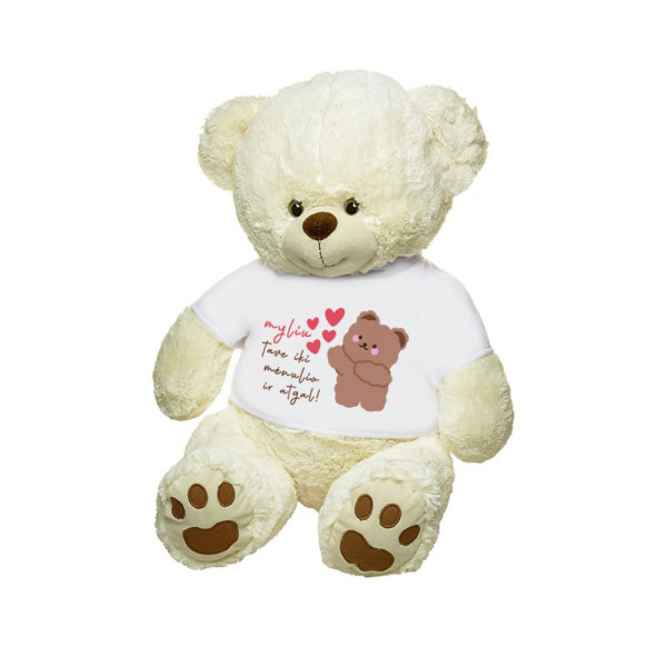 XXL meškinas "Albert - Myliu iki mėnulio ir atgal" (46 cm) XXL meškinas "Albert - Myliu iki mėnulio ir atgal" (46 cm)