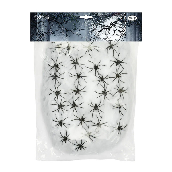 XXL voratinklis su 25 vorais (baltas) (500g.) XXL voratinklis su 25 vorais (baltas) (500g.)