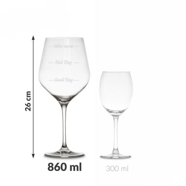 XXL Vyno taurė "Geram vakarui" (860ml)