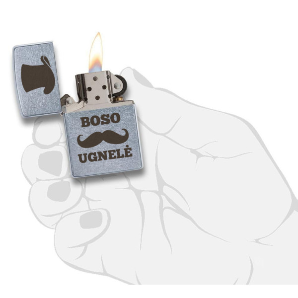 Zippo žiebtuvėlis "Boso Ugnelė" Zippo žiebtuvėlis "Boso Ugnelė"