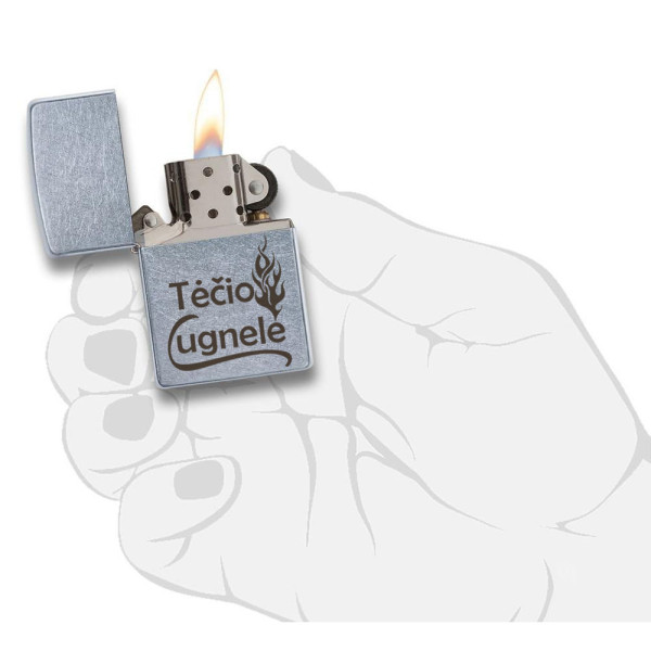 Zippo žiebtuvėlis "Tėčio ugnelė" Zippo žiebtuvėlis "Tėčio ugnelė"