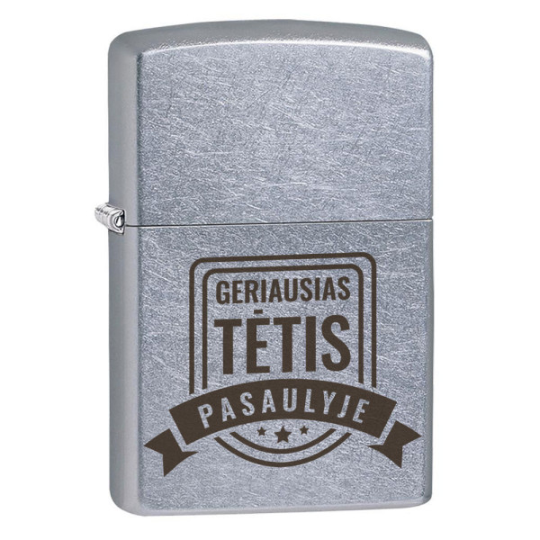 Zippo žiebtuvėlis "Geriausias TĖTIS pasaulyje" Zippo žiebtuvėlis "Geriausias TĖTIS pasaulyje"