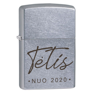 Zippo žiebtuvėlis "TĖTIS nuo..." su Jūsų pasirinktais metais
